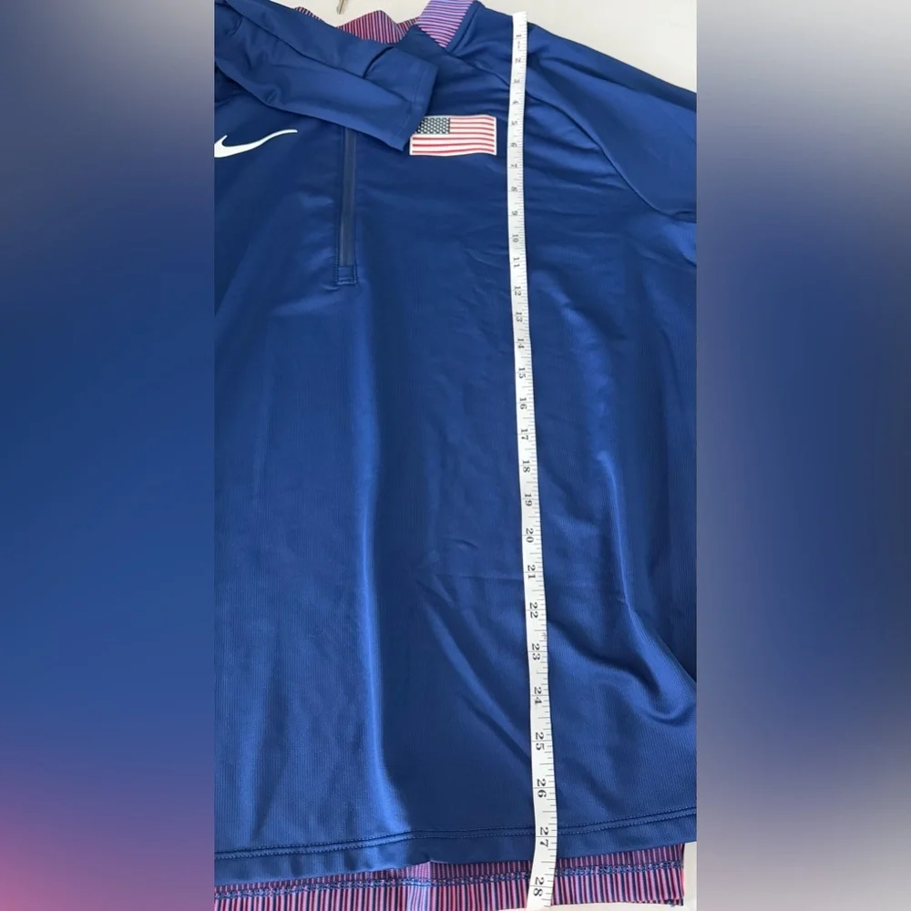 Nike Team USA Track & Field Elite Half Zip Pullover Made In USA - Women’s XL